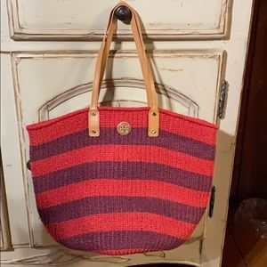 New Tory Burch Straw bag